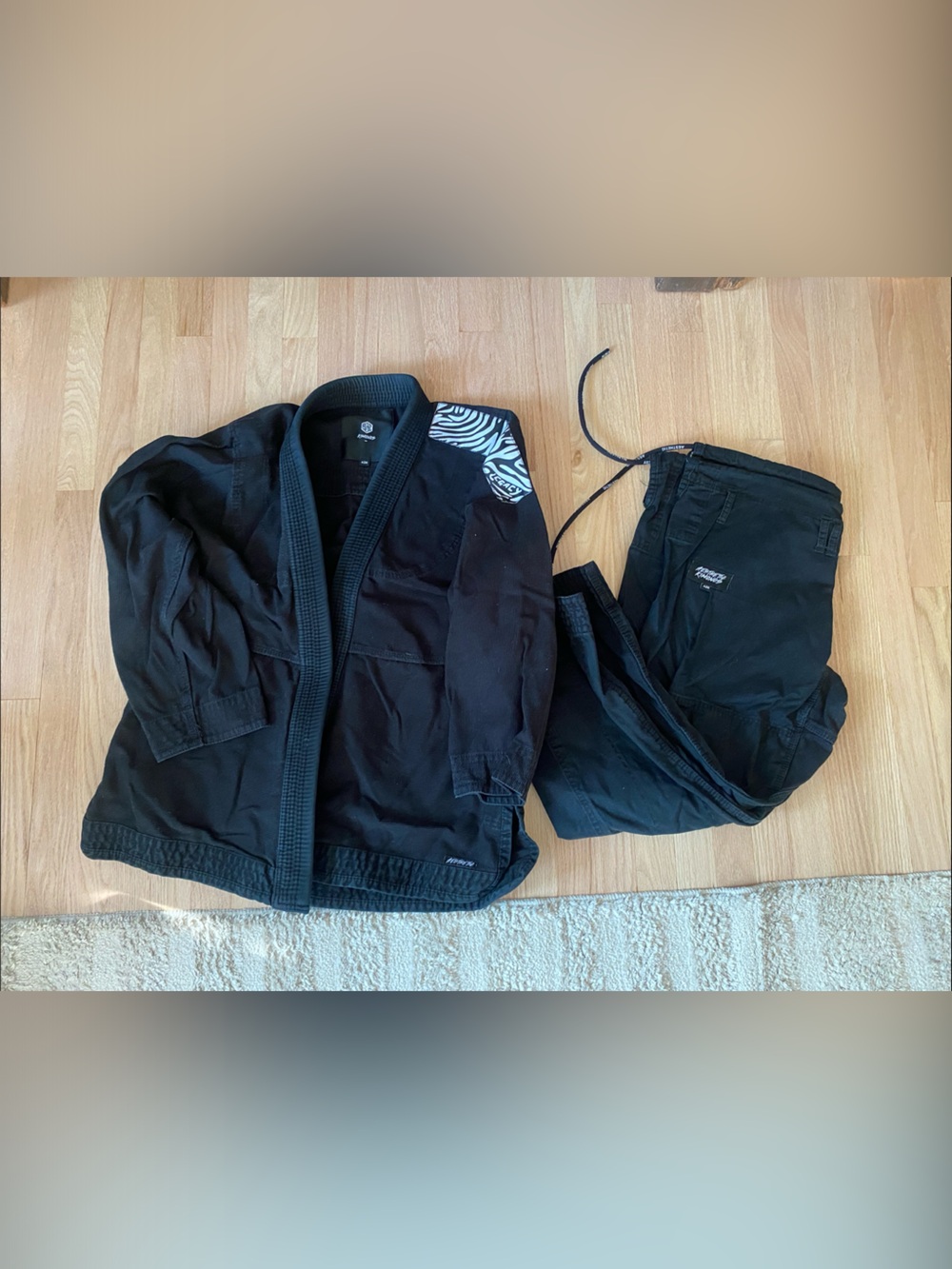 Black Jiu-Jitsu Gi Top and Pants